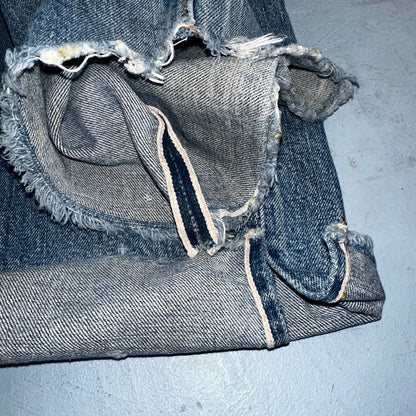 Levis 501 Vintage 70s SS Redline Selvedge USA XX Jeans Med Wash 48x30 Act 43x22