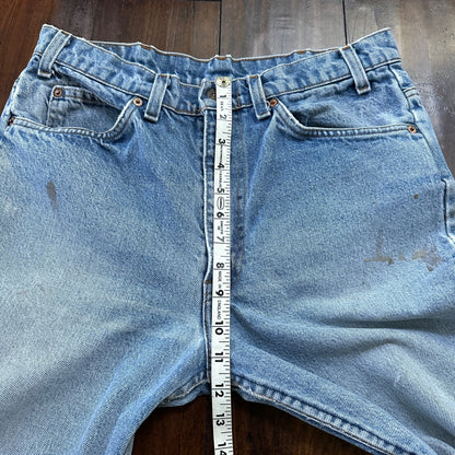 Levis 517 Vintage 80s USA Orange Tab Bootcut Flare Blue Jeans 34x31 Act 31x28