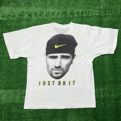 Nike Vintage T Shirt Mens Agassi Tennis Big Face Rodman 90s White Tag Dennis