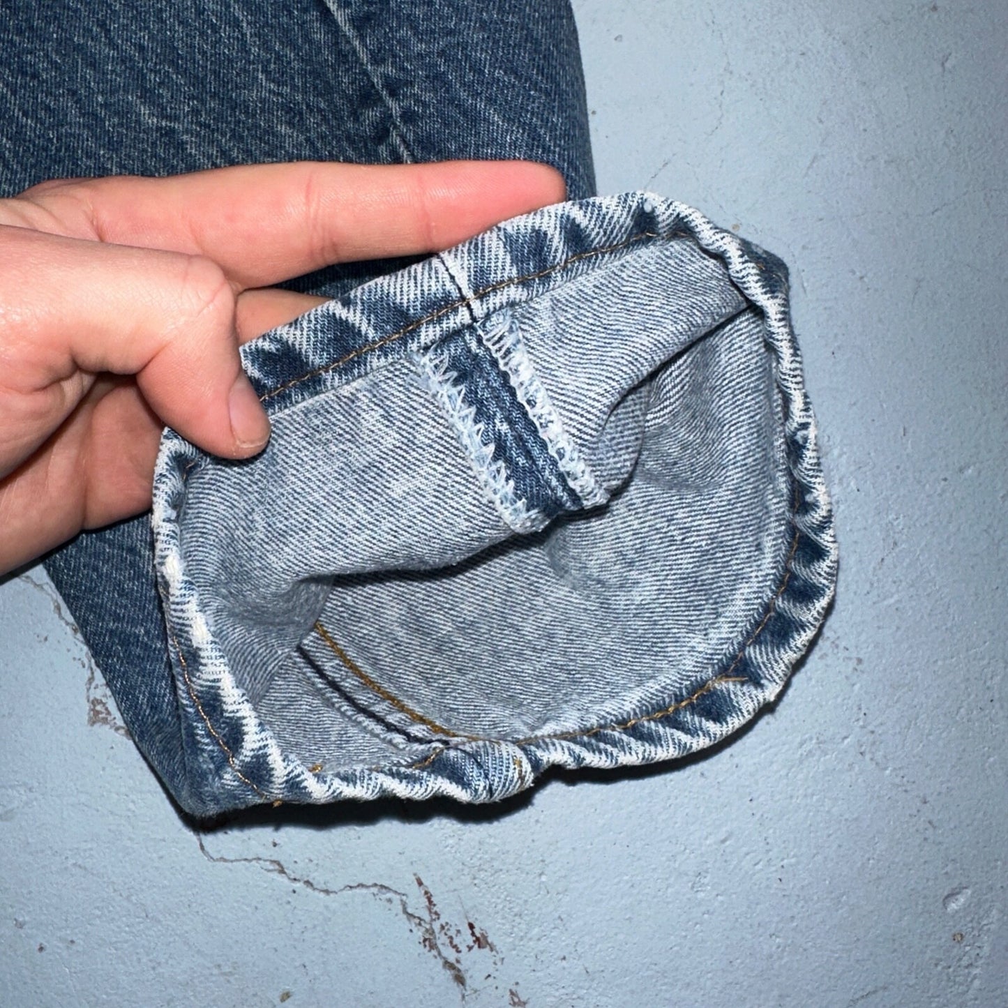 Levis 501 Vintage 80s USA XX Straight Leg Jeans Blue Light Wash Act 31x32