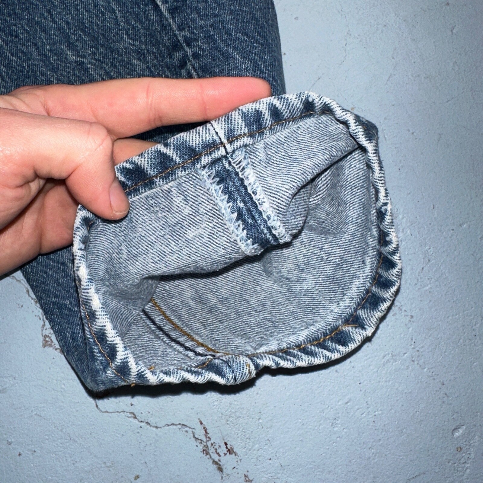 Levis 501 Vintage 80s USA XX Straight Leg Jeans Blue Light Wash Act 31x32