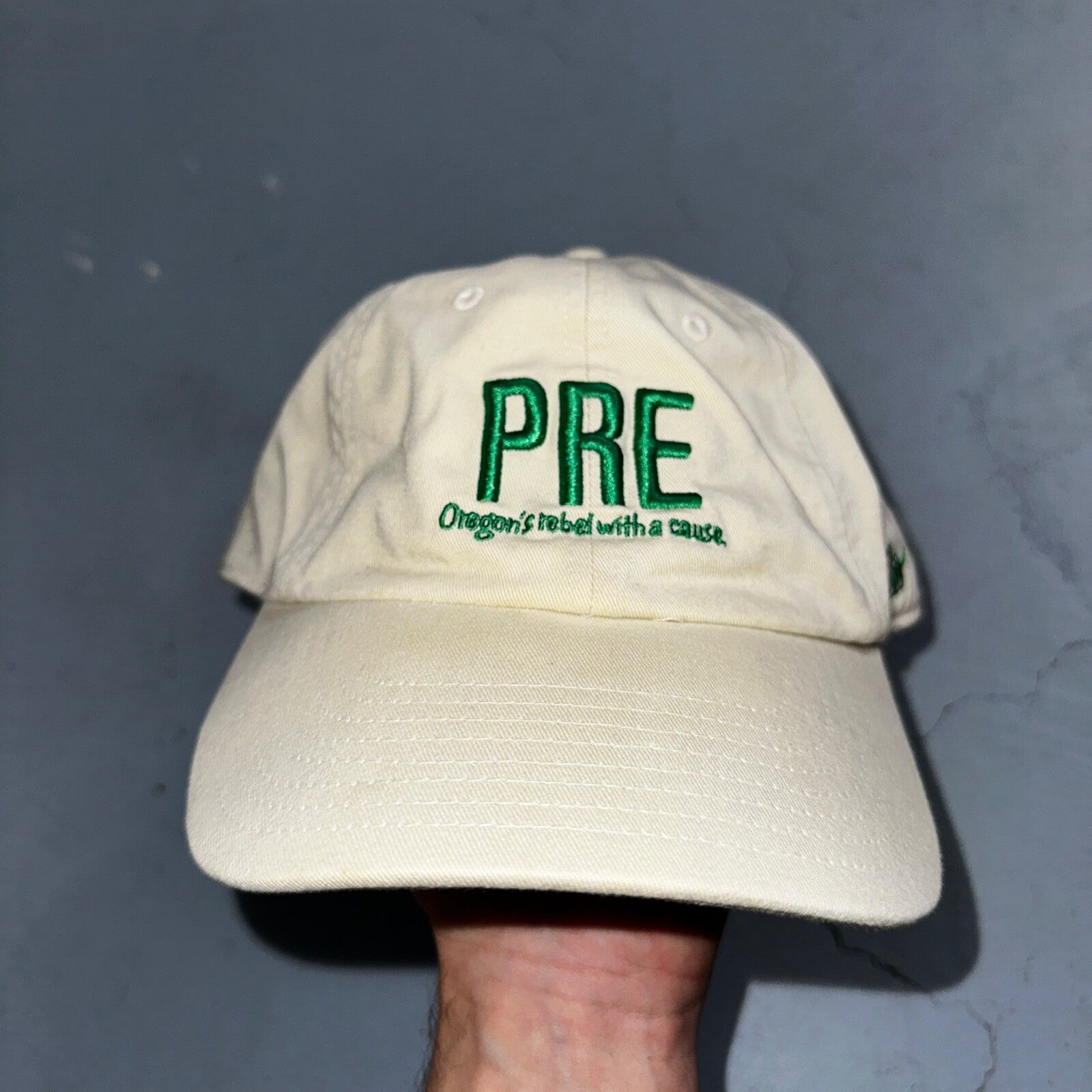 Nike GO PRE Vintage Hat Cap Strap Back Swoosh Stop Tailwind 90s Prefontaine