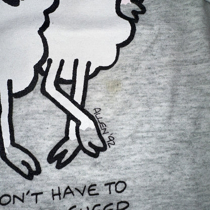 Church Sheep Funny Cute VTG T Shirt Alliance North Side Jesus Christ Love Music