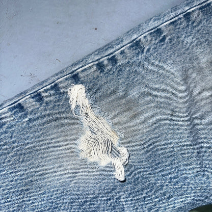 Levis 501 Vintage Y2K XX Straight Leg Jeans 33x36 Light Wash 2000s Act 31x32