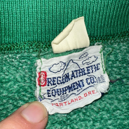 VTG 60s Oregon Track Sweatshirt Champion 1969 Drakes Rockabilly Ducks Polo Zip