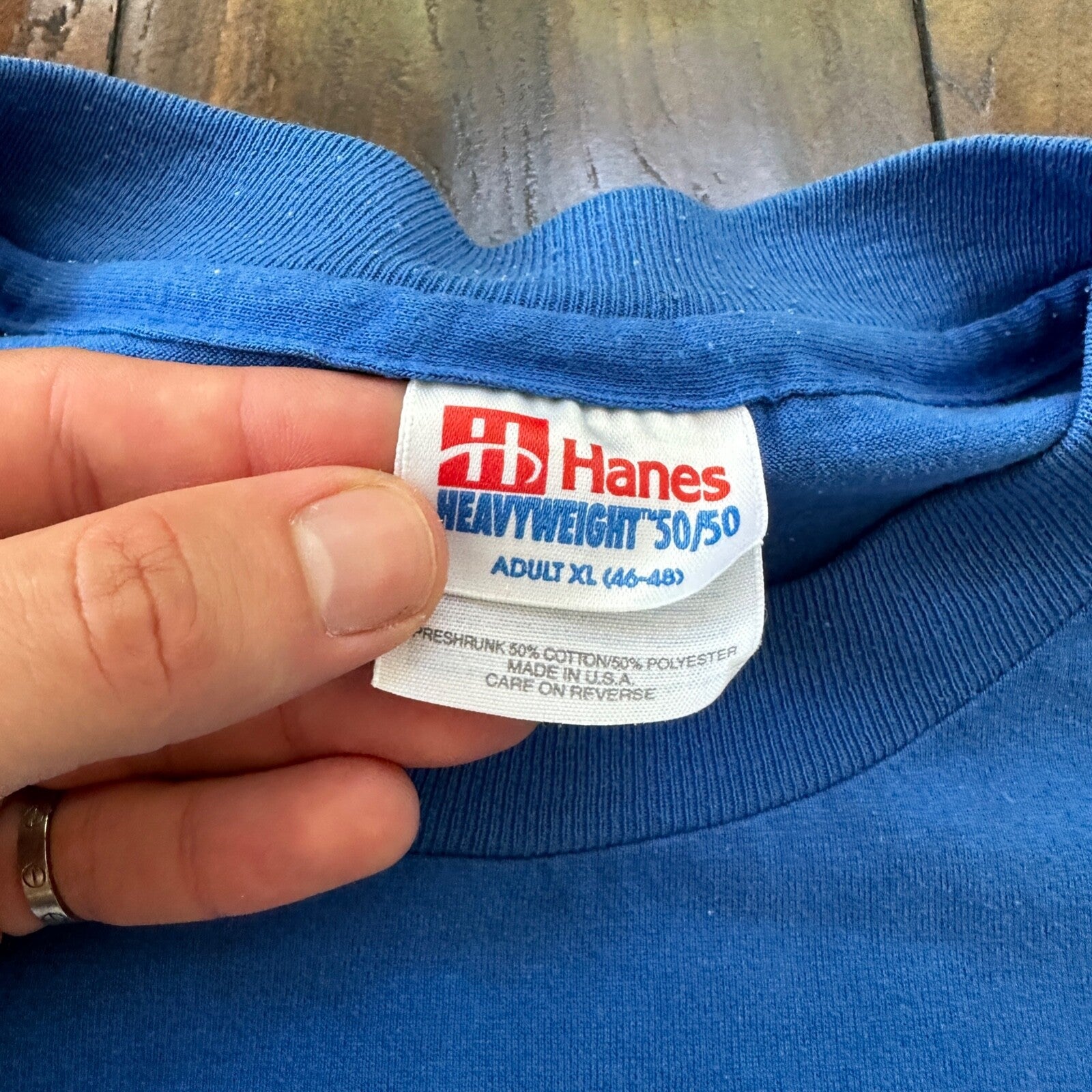 Hanes Single Stitch Treasure of Memories Vintage T Shirt 1995 90s Coins Rap