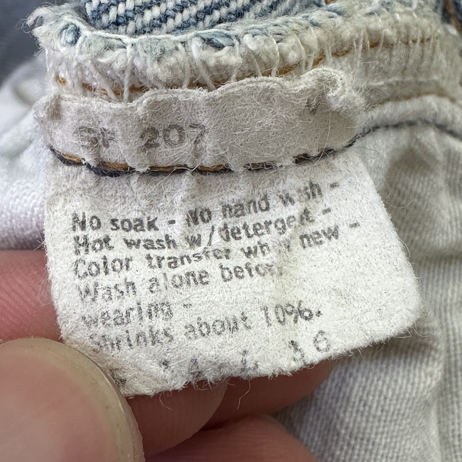 Levis Vintage 80s Redline Selvedge USA 501 XX Jeans Light Wash 34x36 Act 32x31