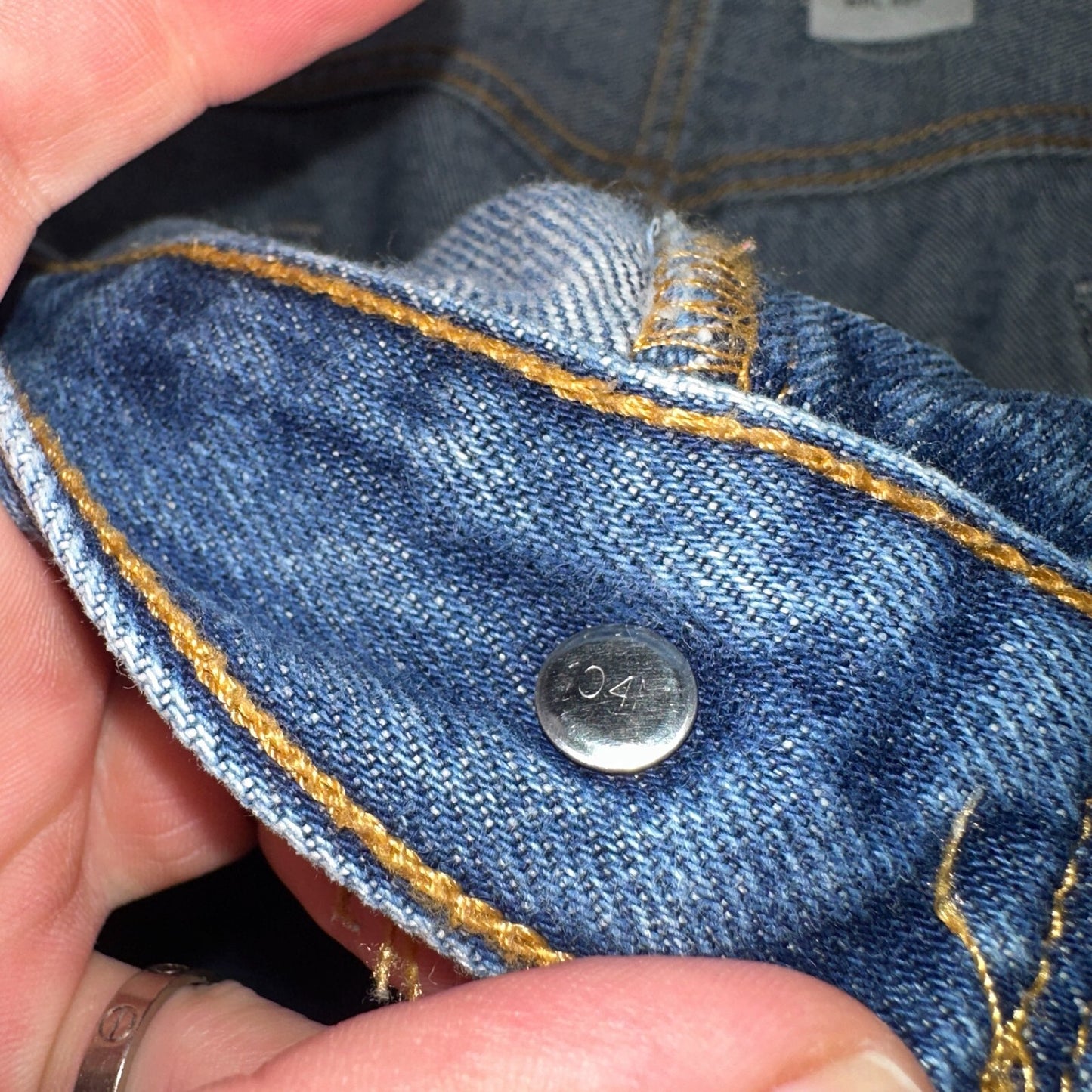 Levis 501 Vintage Y2K Mexico Straight Leg Jeans 46x30 90s Med Wash Act 44x27