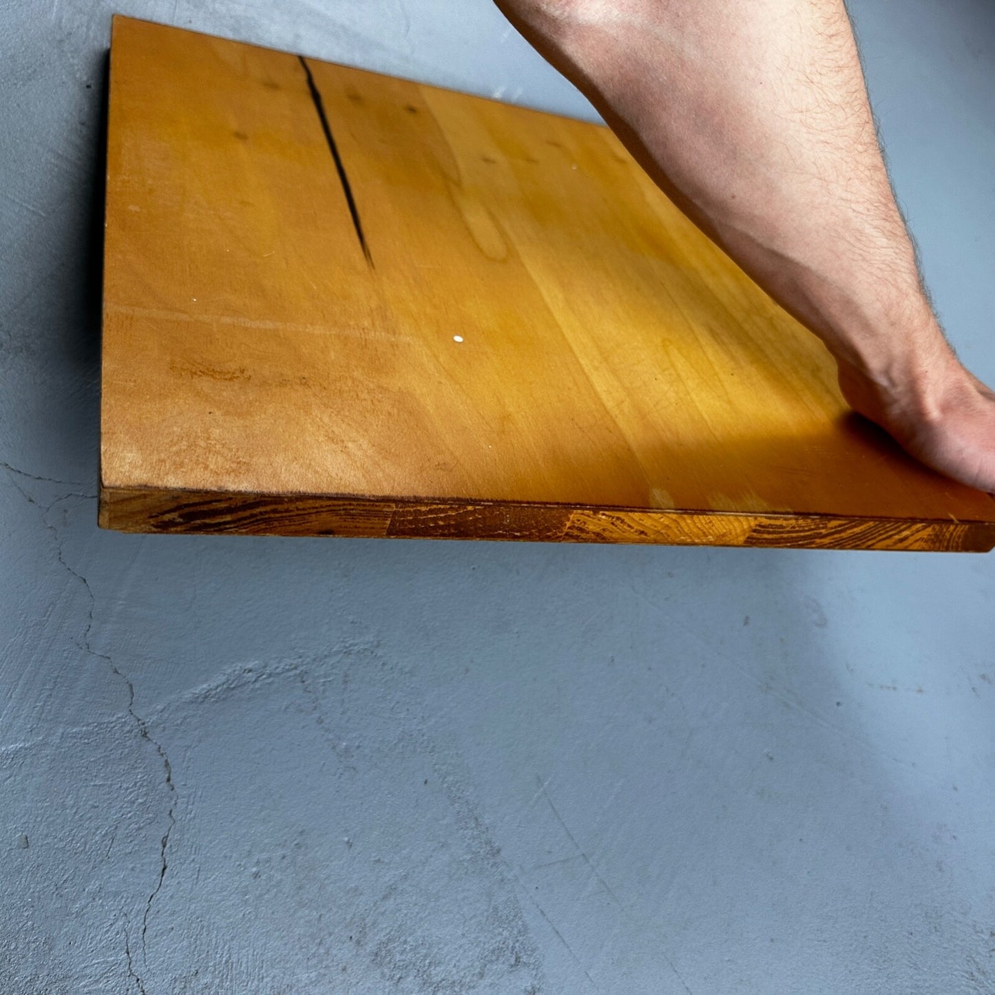 Vintage Drueke Solid Wood Large Chess Board 1960s MCM Grand Rapids 172 16"