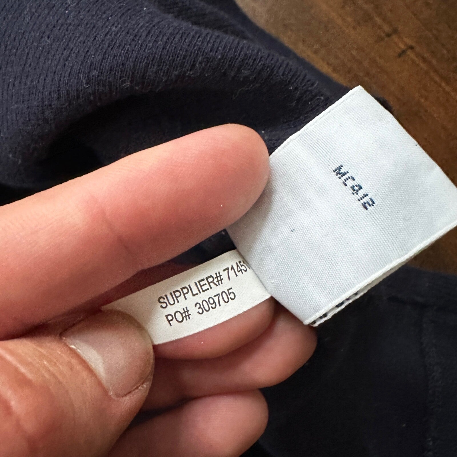 Polo Ralph Lauren Pullover Men’s XL Navy Big Pony Ski Patch Quarter Zip VTG