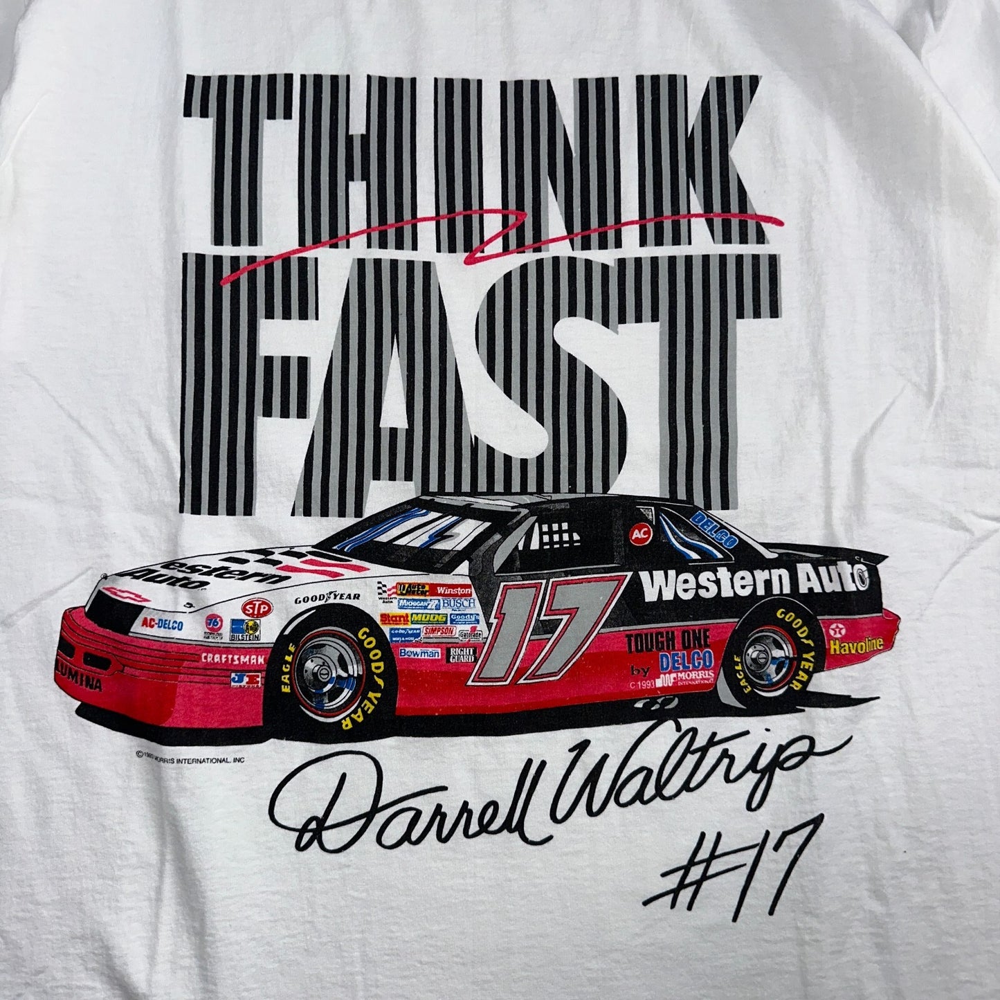 Darrel Waltrip 1993 Morris Design Nascar Think Fast 90s Racing Cars 17 USA