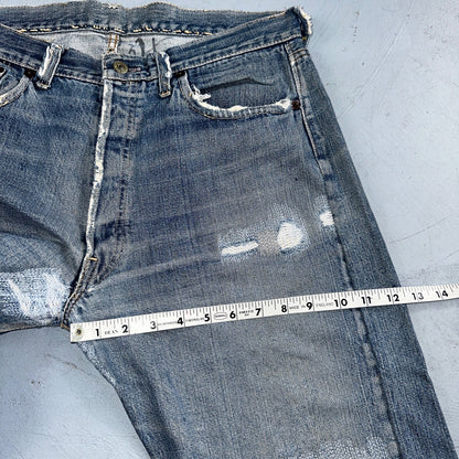 Levis 501 Big E Vintage 60s Redline Selvedge USA XX 1960s Jeans 66 Act 34x28