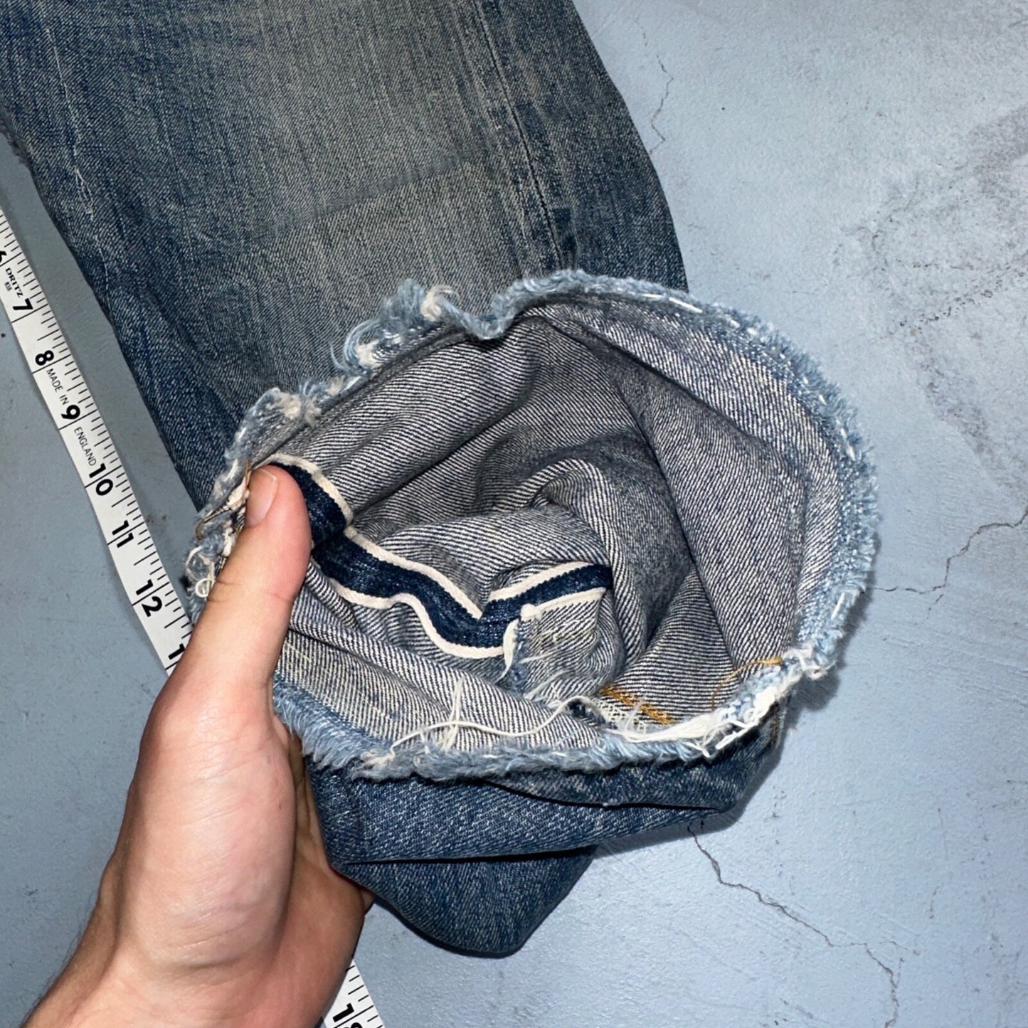 Levis 501 Big E Vintage 60s Redline Selvedge USA XX 1960s Jeans 66 Act 26x25