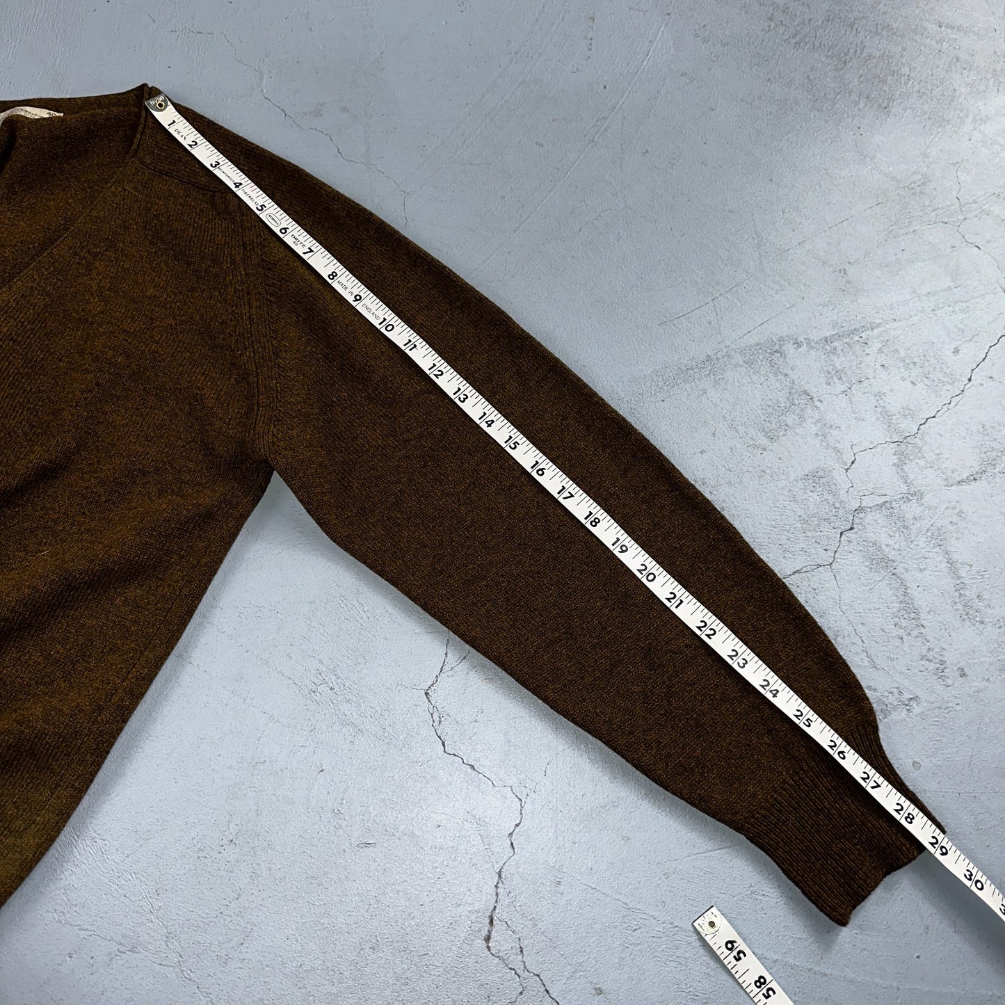 Bernhard Altmann VTG 100% Virgin Wool Cardigan Sweater Scotland 40 Kurt Cobain