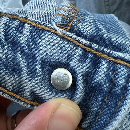 Vintage 80s Levis 505 Light Blue 70s Jeans USA Orange Tab 34x30 Act 31x29