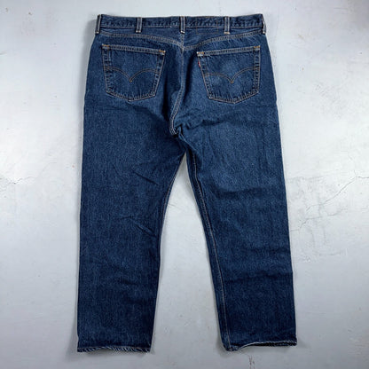 Levis 501 Vintage 90s USA XX Straight Leg Jeans Blue Med Wash 44x32 Act 40x29