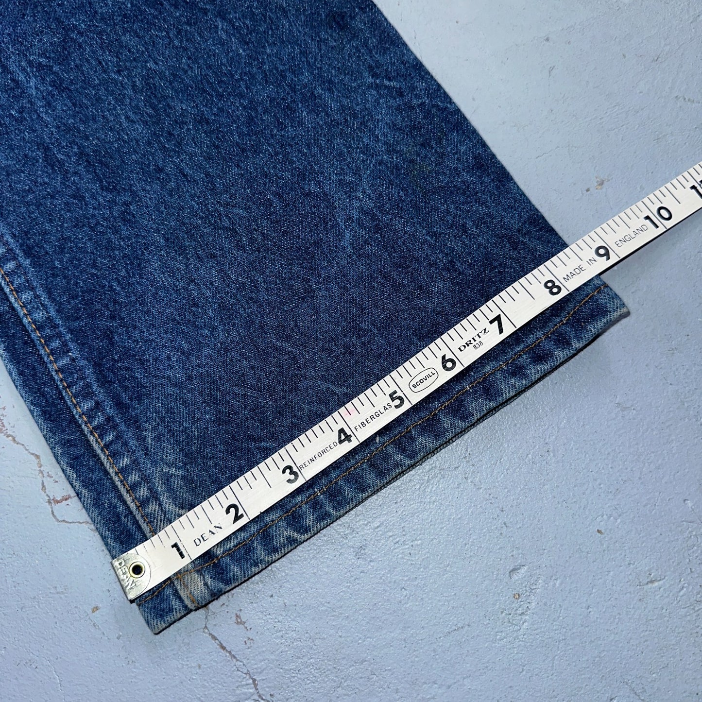 Levis 517 Vintage 90s USA Orange Tab Bootcut Flare Blue Worn Jeans Thrash 32x32