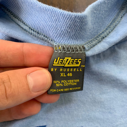 McMahon California Vintage T Shirt 1986 Blue 86 Coast Travel Reunion Palm Trees