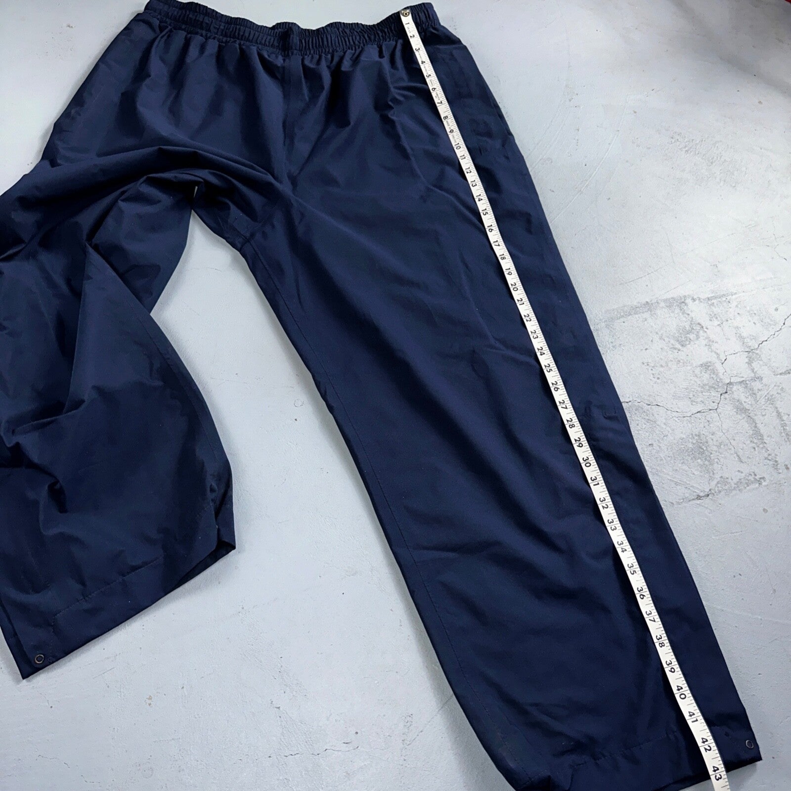 Zero Restriction ZR USA Navy Blue Gore-Tex Mens Water Resistant Pants Sz XL