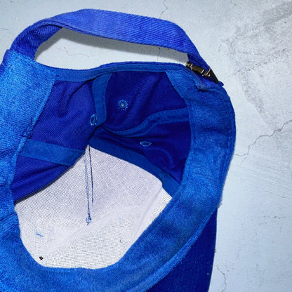 Shoshone First Bank VTG Hat Cap Snapback Buffalo Otto Blue Animals Love Cool