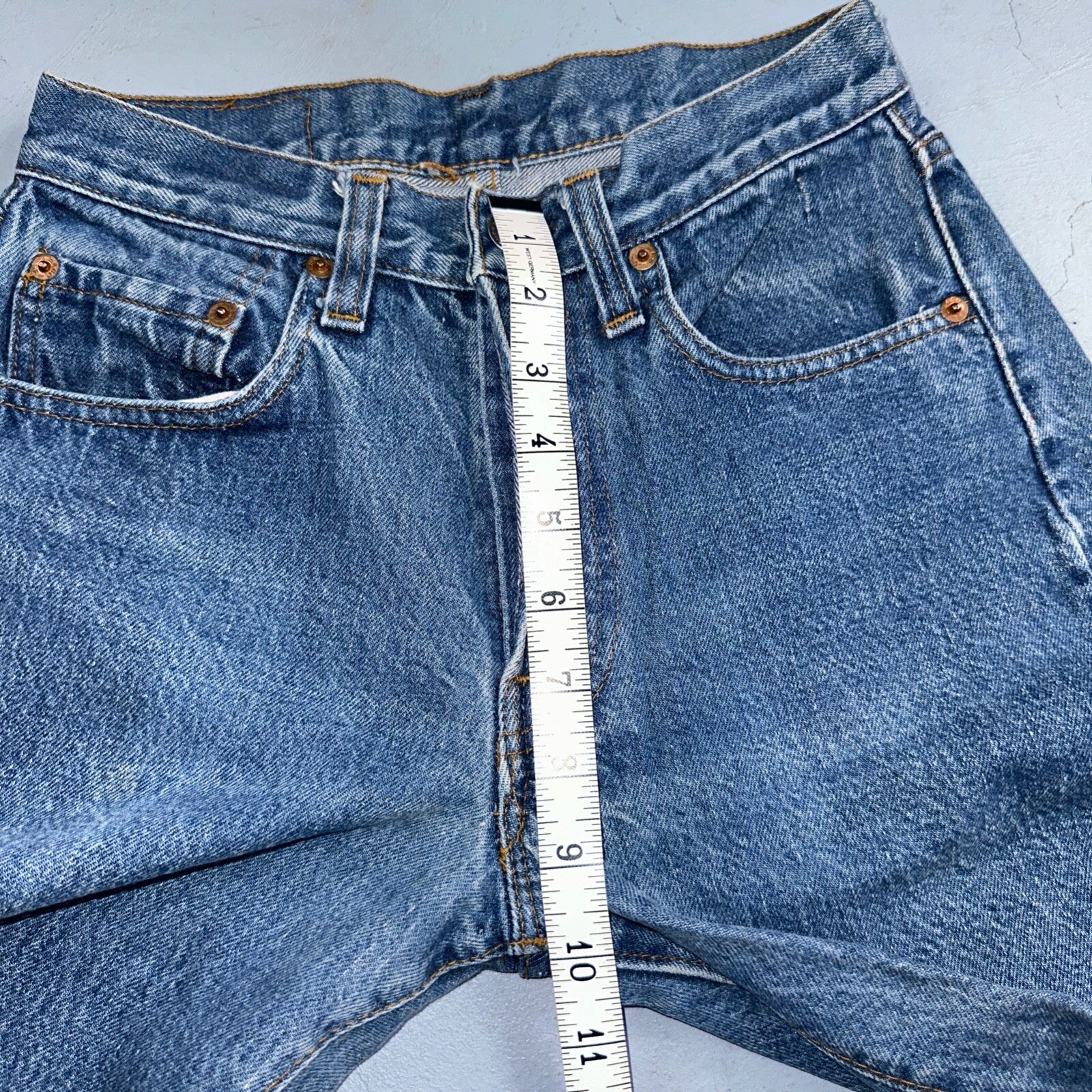 Levis 501 Vintage 80s Redline Selvedge USA XX Jeans Med Wash 27x34 Act 24x30