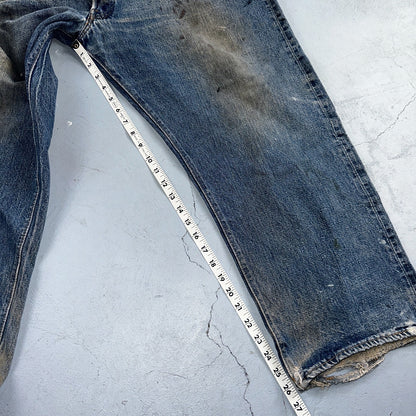 Levis 501 Vintage 70s SS Redline Selvedge USA XX Jeans Med Wash 48x30 Act 43x26