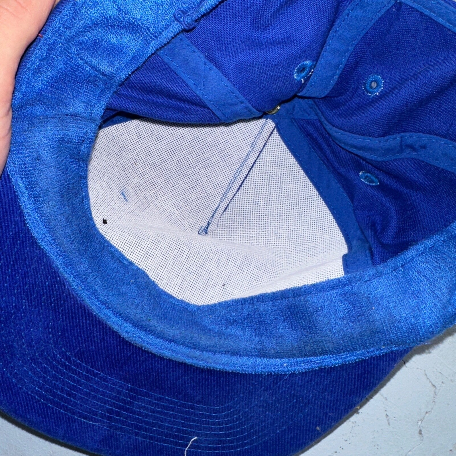 Shoshone First Bank VTG Hat Cap Snapback Buffalo Otto Blue Animals Love Cool