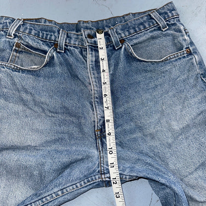 Levis 517 Vintage 80s USA Boot Cut Leg Jeans Light Wash Orange Tab Act 32x30