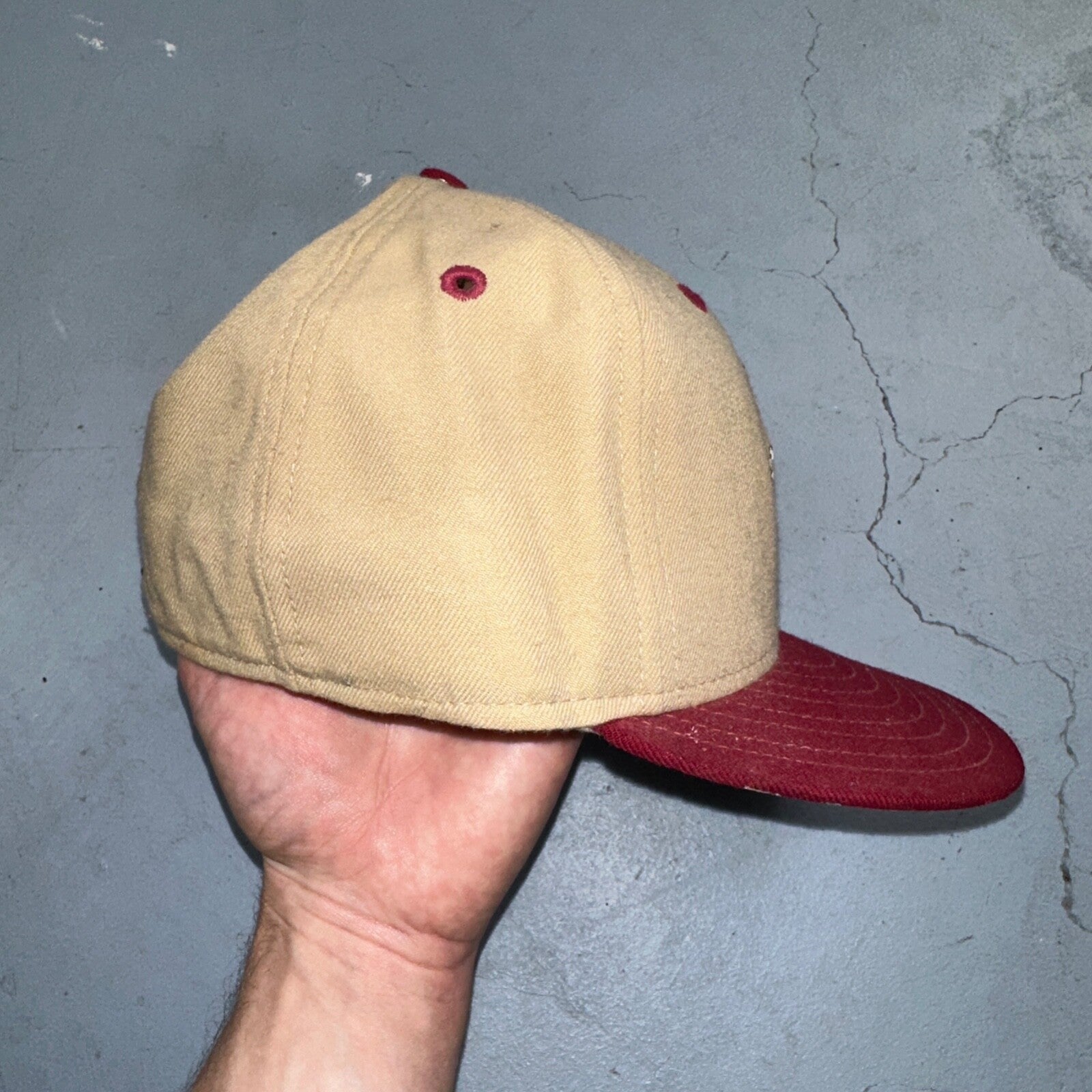 Vintage San Bernadino Stampeders Cap Hat Size 7 Wool New Era 5950 MILB