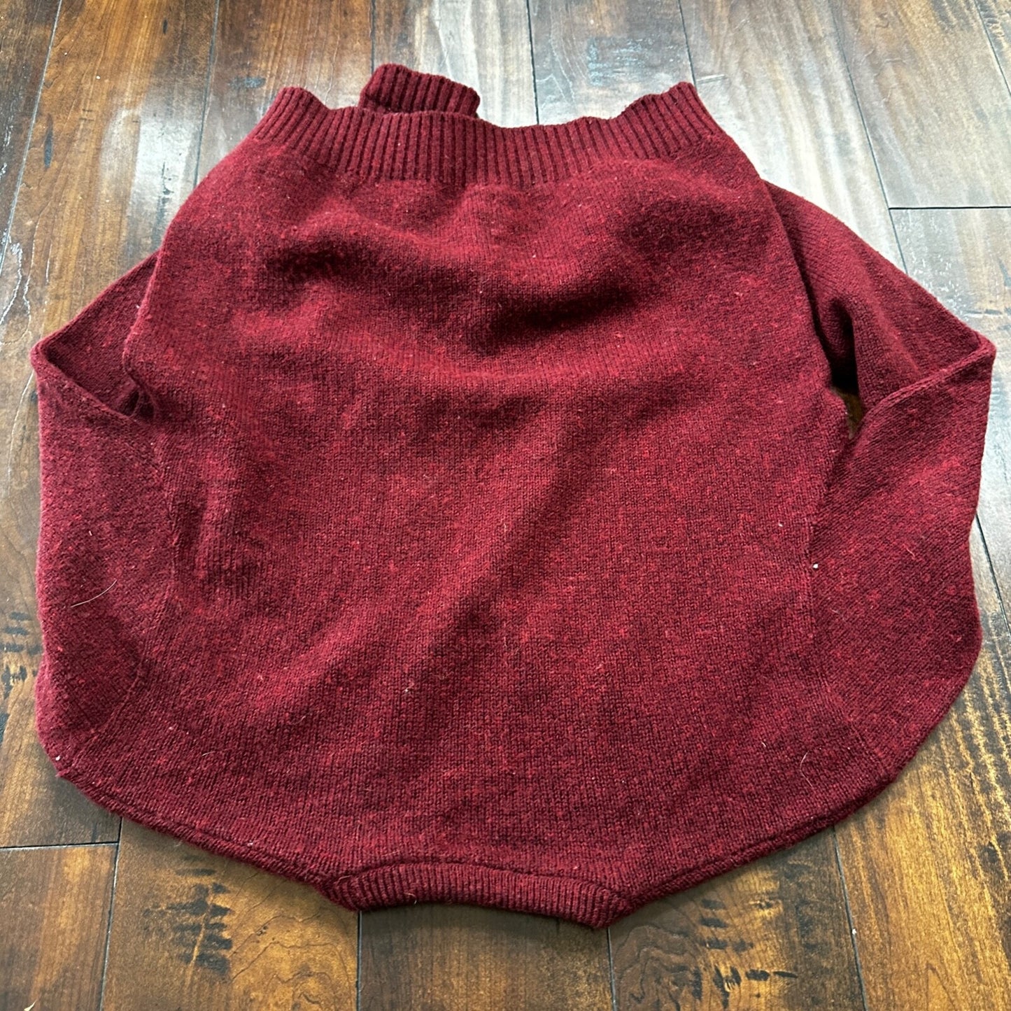 Vintage Jantzen Sweater Men's M Red Pullover Blank Solid USA Made 80s