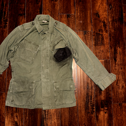 Vintage USMC 60s Vietnam US Army Military M-65 Field Coat Jacket Stencil DSA