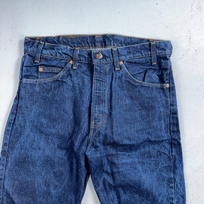 Levis 505 Vintage 80s 20505-0217 Orange Tab Dark 501 Jeans 36x34 USA 1980s