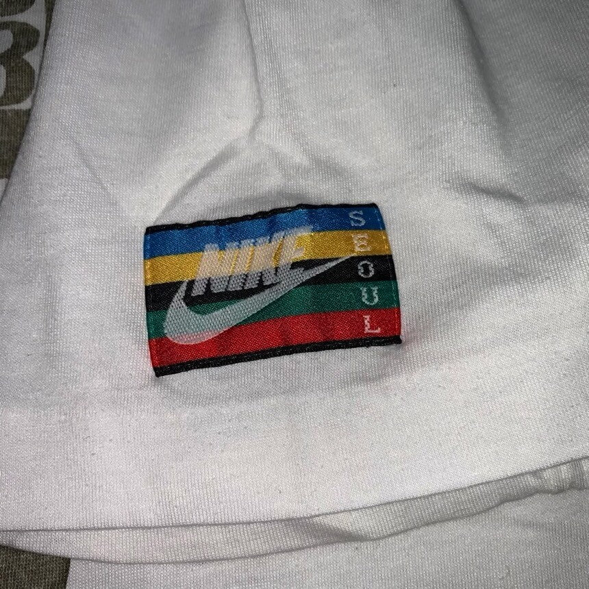 Nike Vintage T Shirt USA Rare Jordan 80s 1988 South Korea Olympics Seoul Tee