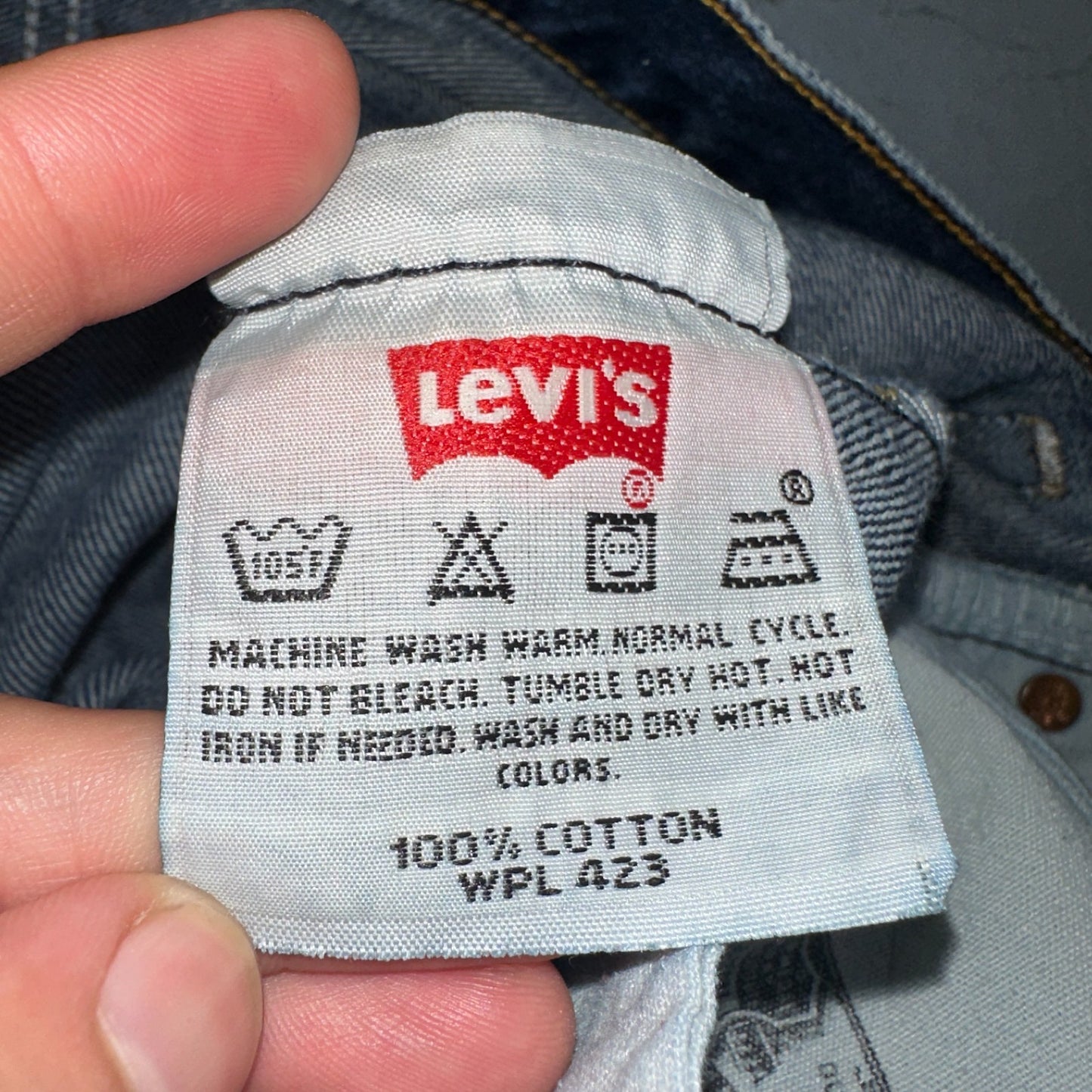 Levis 501 Vintage Y2K 90s XX Straight Leg Jeans Blue Med Wash 34X30 Act 33x30