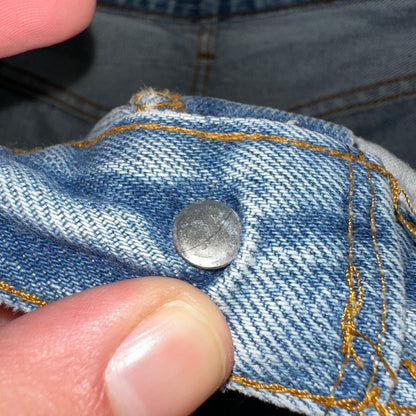 Levis 501 Vintage 80s Redline Selvedge USA XX Jeans Light Wash 524 Act 32x27