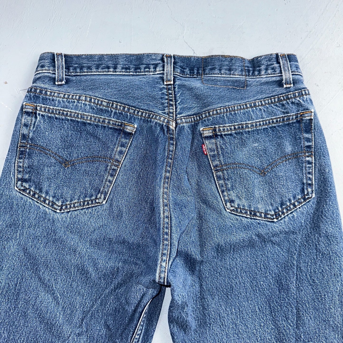 Levis 501 Vintage 80s USA XX Straight Leg Jeans Blue Med Wash 1980s Act 31x31