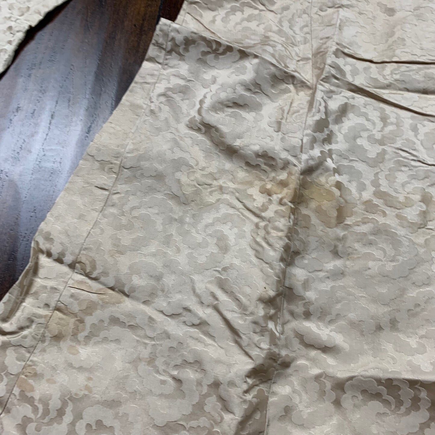 VTG USA Rockabilly Womens Dress Pattern Cream 60s 70s Top Bottom Sanforized