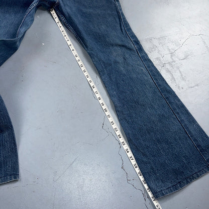 Levis 684 Vintage 70s USA Orange Tab Bootcut Flare Blue Bell Bottom Jeans 34x32