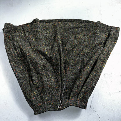 Haut THICK Original Vintage Wool Pleated Skirt Rockabilly 1960s 50s 60s Wolle