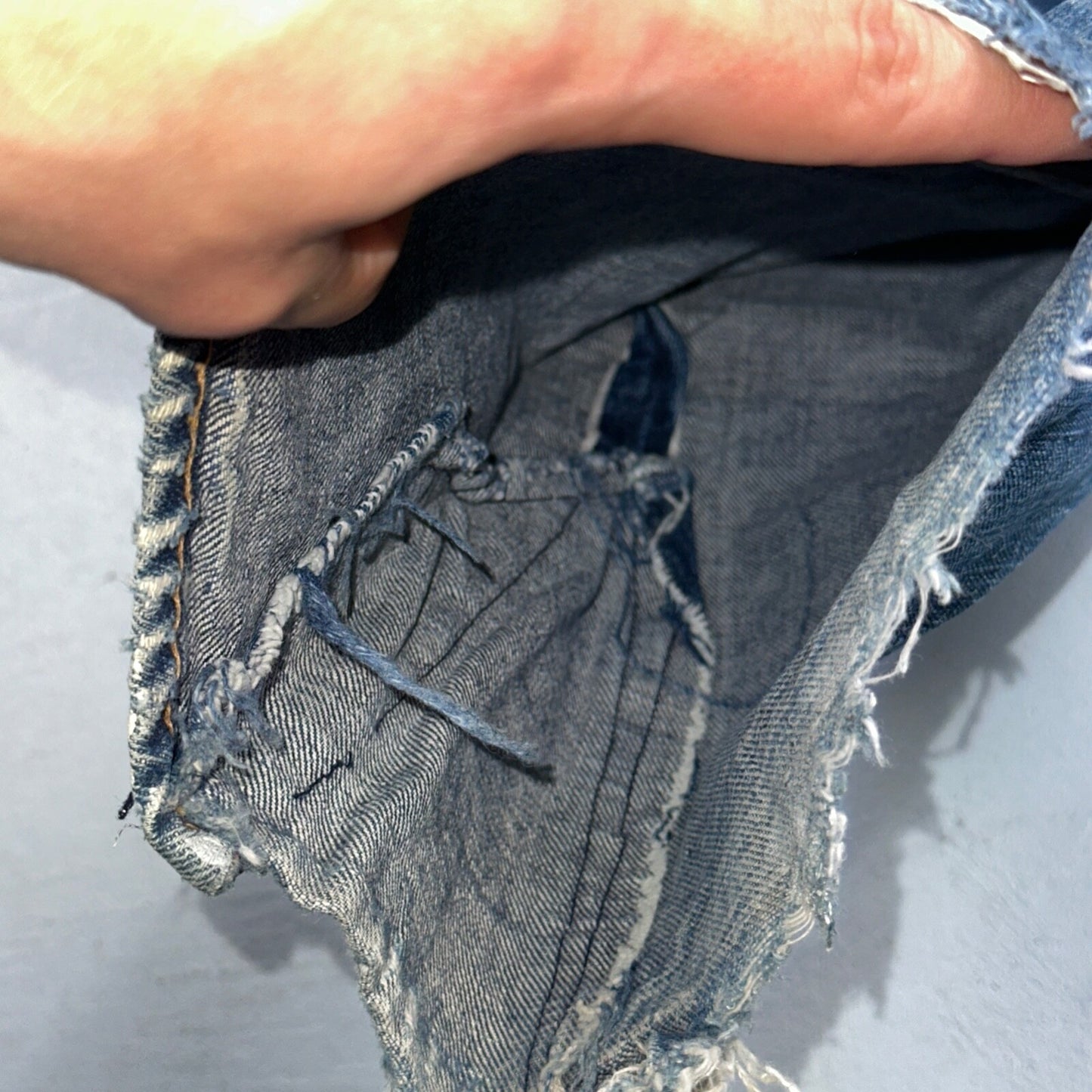 Levis 501 VTG 70s SS Redline Selvedge Jeans XX Thrashed Boot Cut Act 30x31