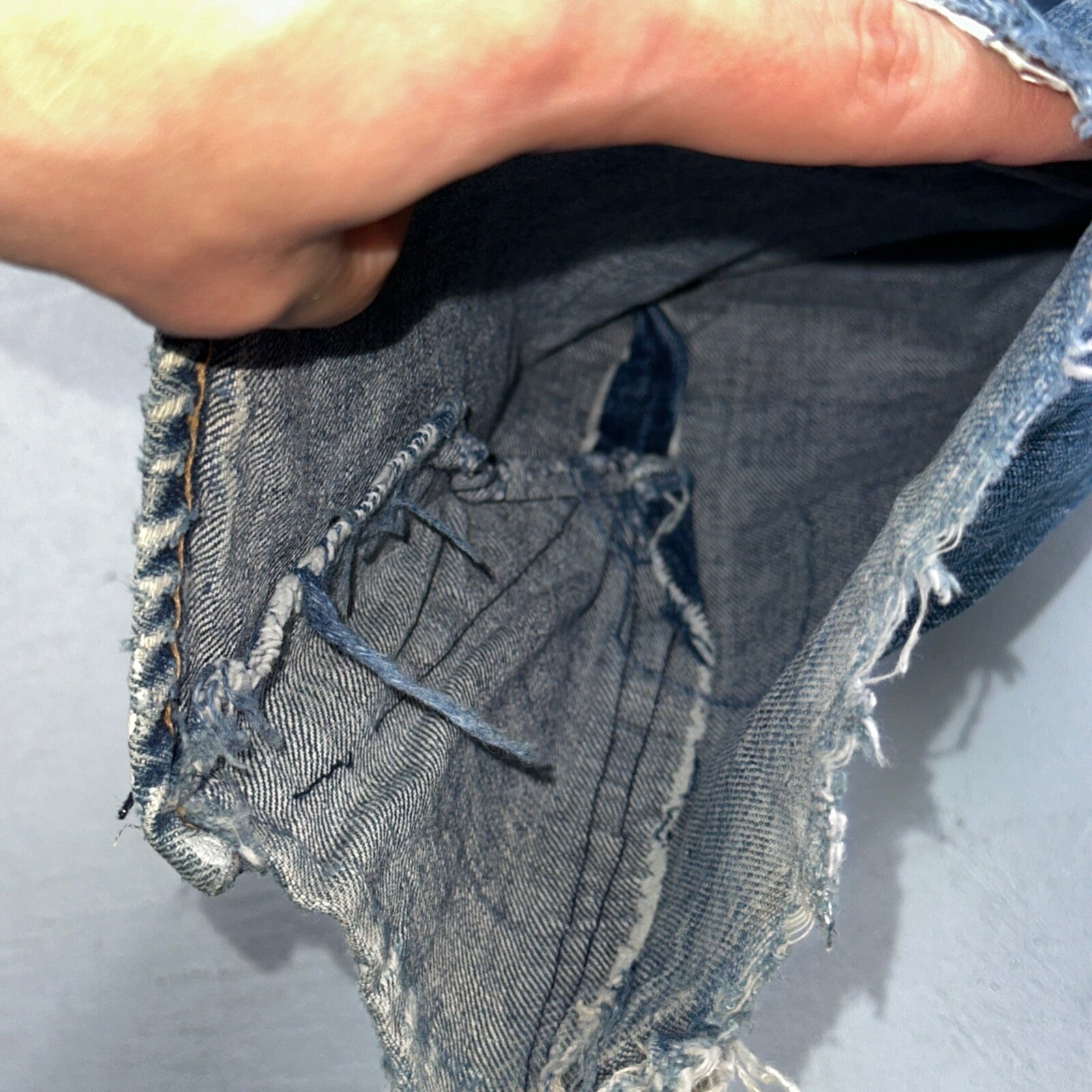 Levis 501 VTG 70s SS Redline Selvedge Jeans XX Thrashed Boot Cut Act 30x31