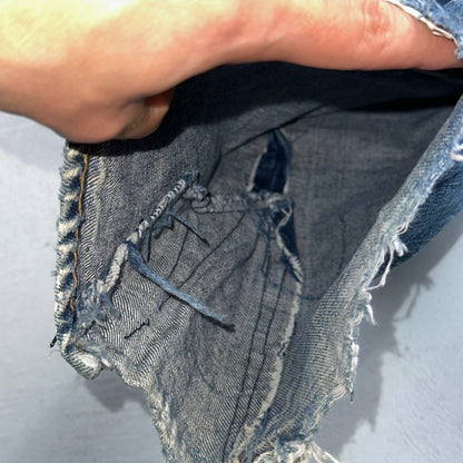 Levis 501 VTG 70s SS Redline Selvedge Jeans XX Thrashed Boot Cut Act 30x31