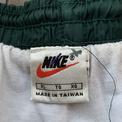 Vintage Nike Warm Up Track Soccer Pants Basic XL Green 90s Essential 80s Jogger