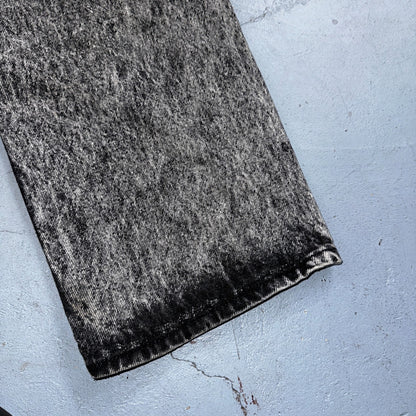 Levis 501 Vintage 80s USA XX Straight Leg Jeans Gray Acid Wash 36x30 Act 34x29