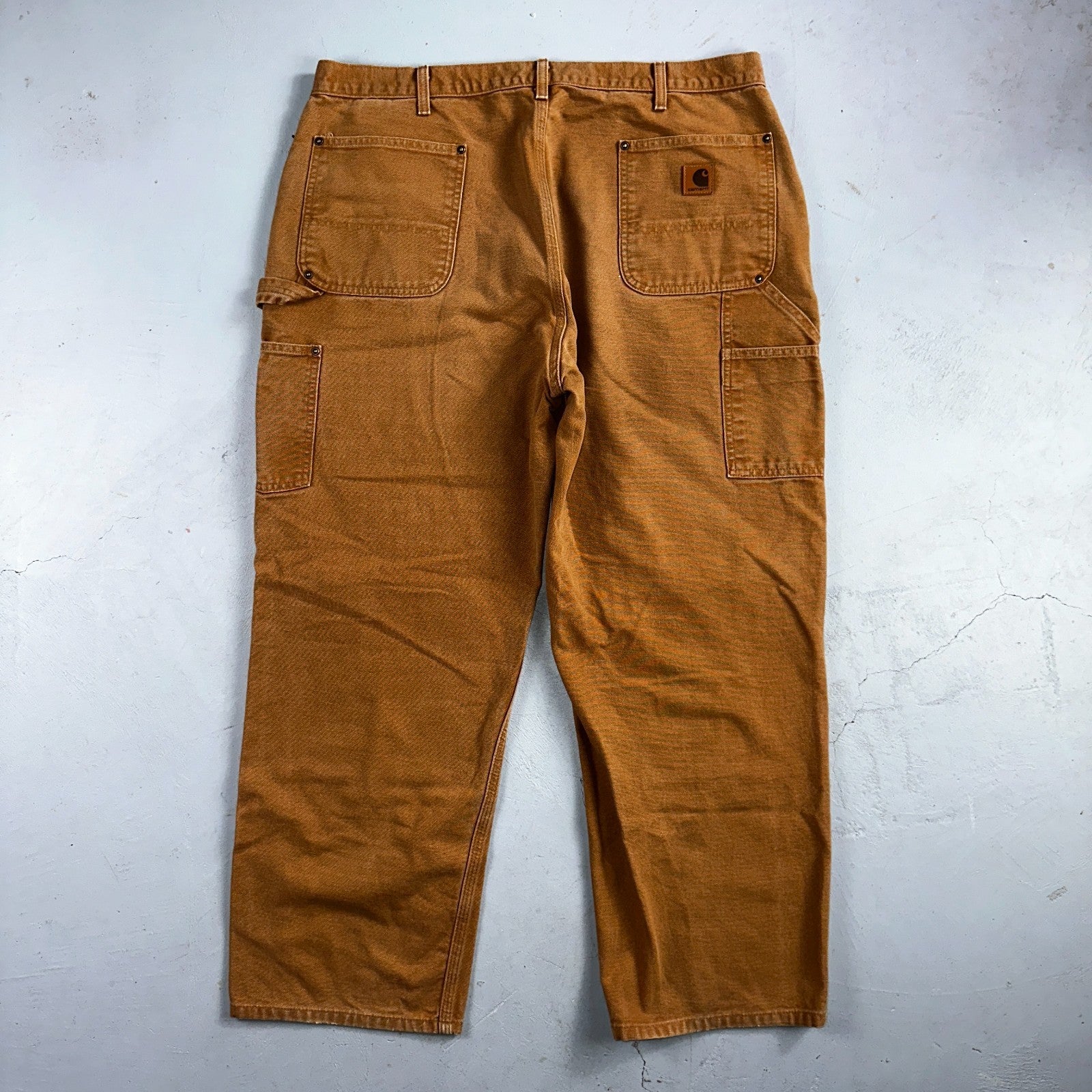 Carhartt VTG Double Knee Carpenter Pants Y2K B01 B136 BRN Brown 40x30 Act 39x29