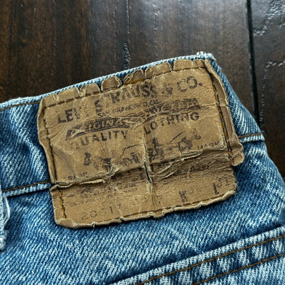 Levis 517 Vintage 80s USA Orange Tab Bootcut Flare Blue Jeans 34x31 Act 31x28