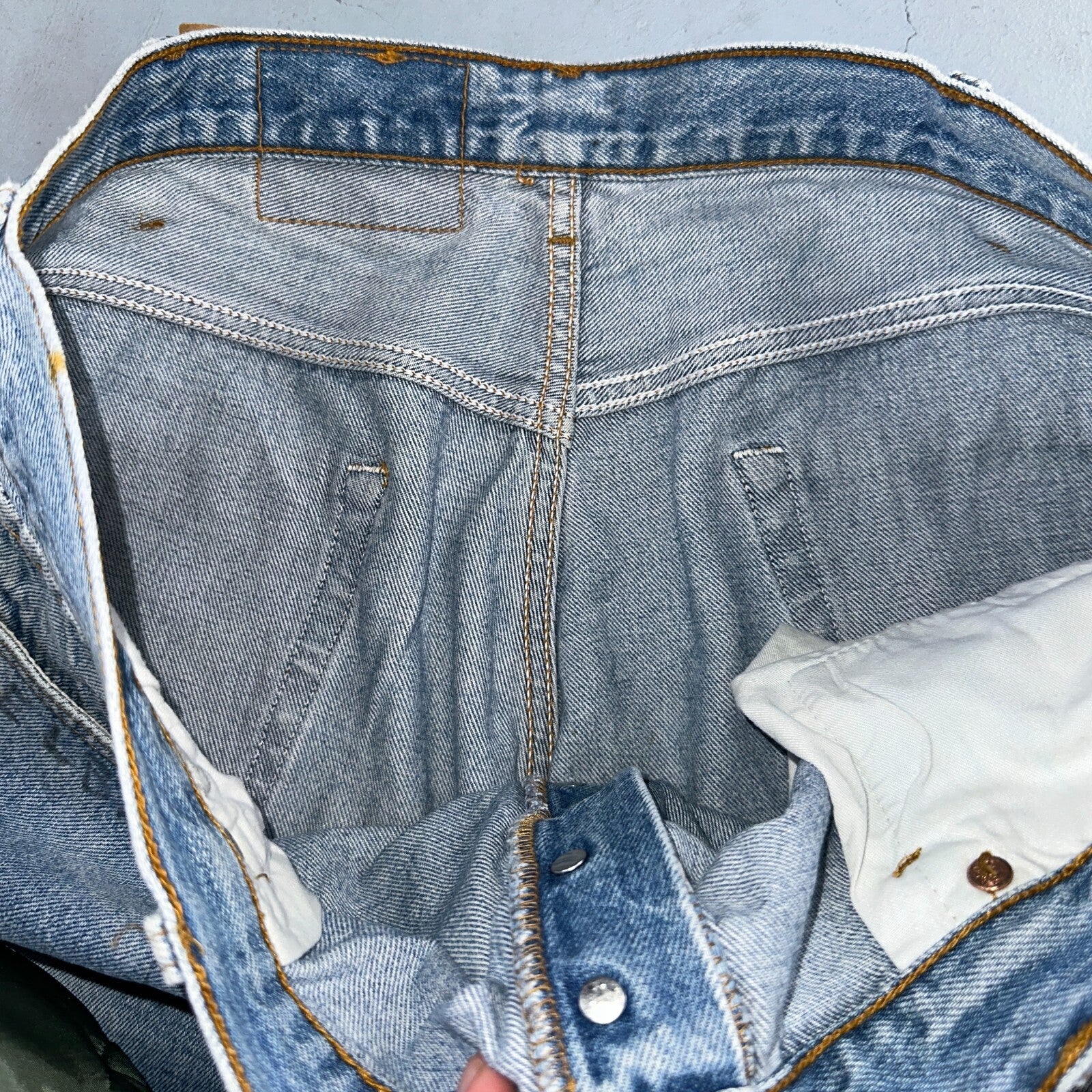 Levis 501 Vintage 90s XX Straight Leg Jeans Y2K Light Wash 40x36 Act 38x31