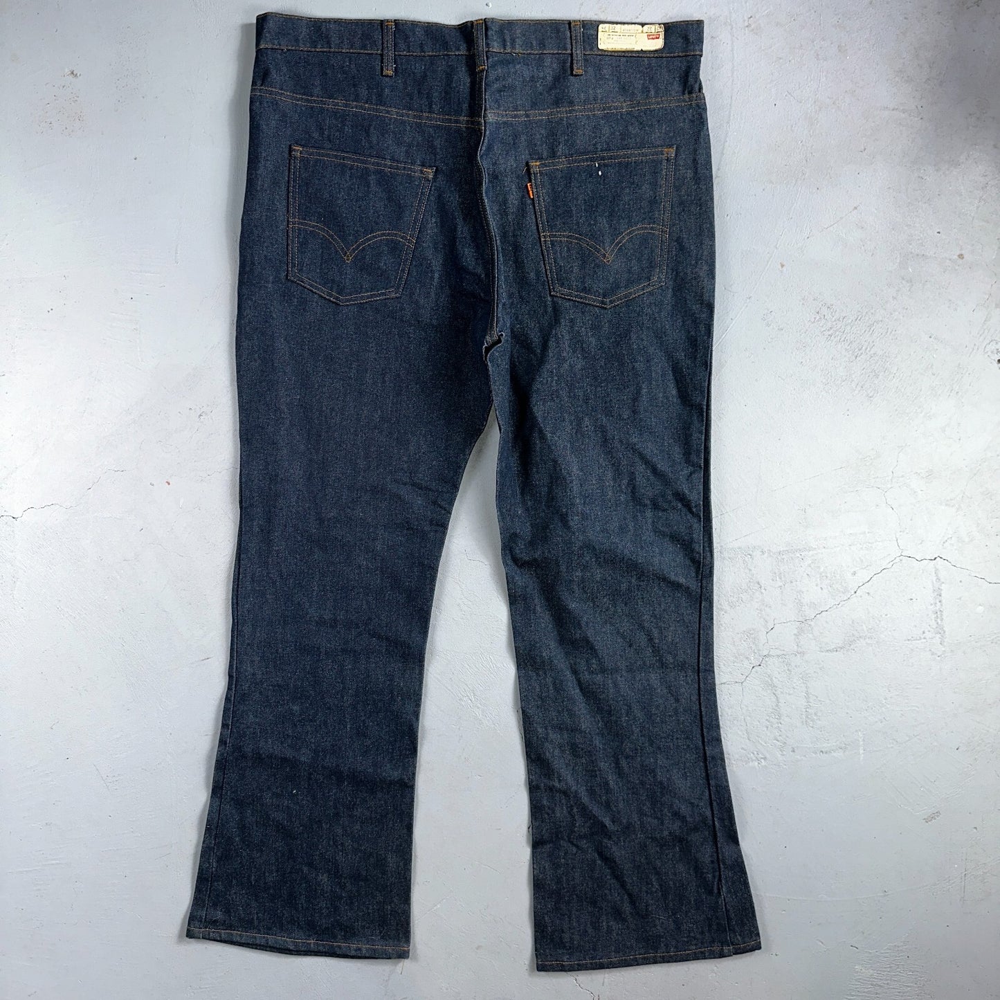 Levis 646 Deadstock 70s USA Orange Tab Bootcut Flare Bell Bottom NOS Jeans 42x32