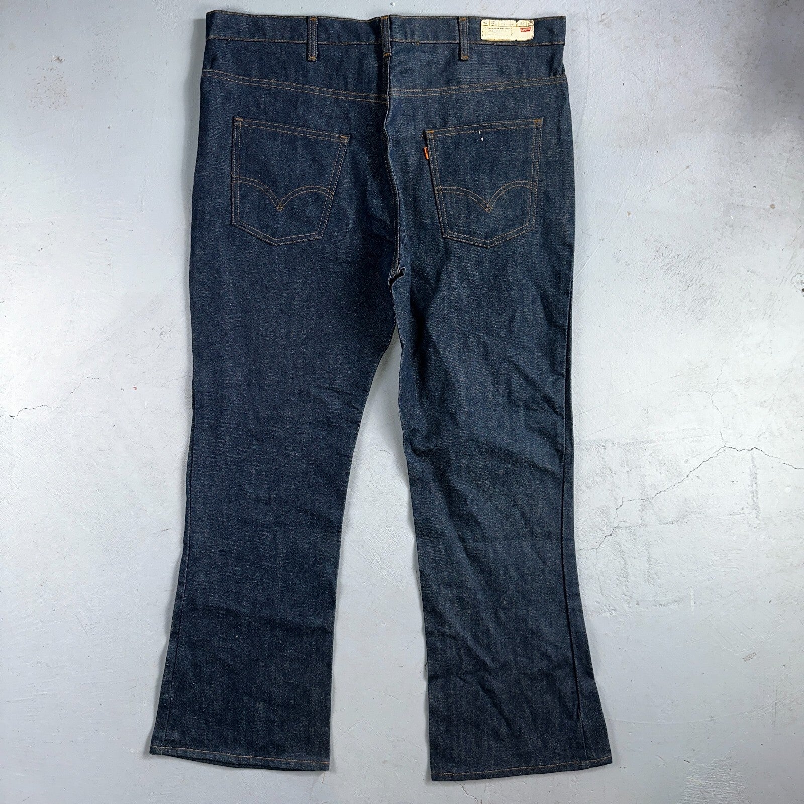 Levis 646 Deadstock 70s USA Orange Tab Bootcut Flare Bell Bottom NOS Jeans 42x32