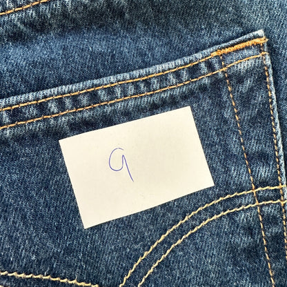 VTG Levis 501 XX Button Fly 90s Y2K Jeans Denim Straight Capri 34x30 Act 31x25